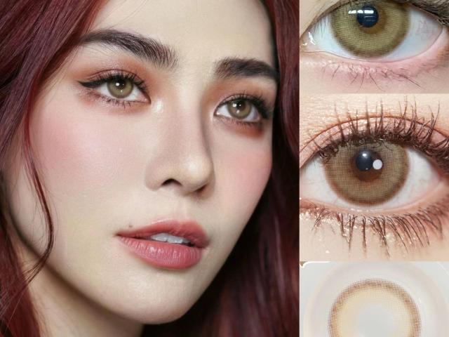 14.0mm Aoki 2-Tone Natural Eye Lenses | Subtle Nude-Tone Dolly Contacts for Everyday Sophistication