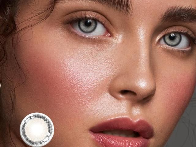 Dual-Layer Warm Linen Nude MT Linen Brown Zero Power Contacts | Fragment Mesh Soft Border Daily Minimalist Beauty Lenses
