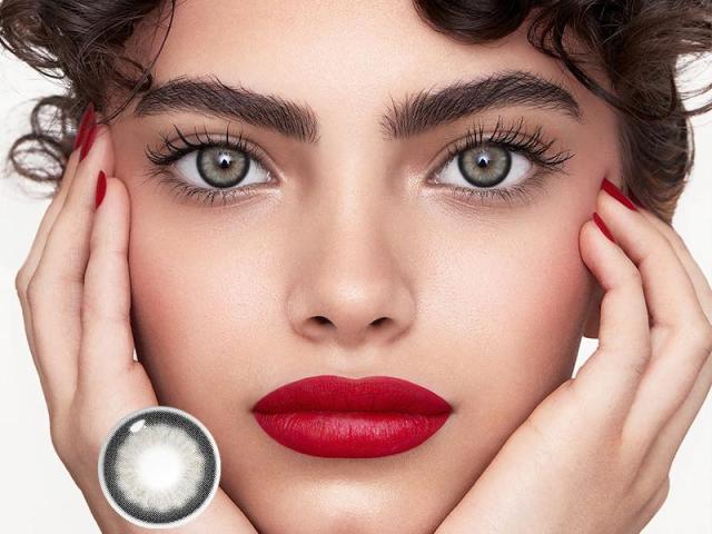 Mysterious 3-Tone Smoky Big Eye Contacts | Black Swan Series for Daily Chic, Party & Photography Vision Enhancement