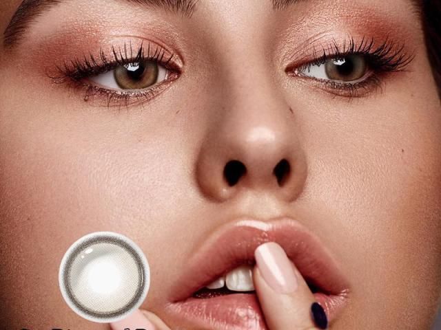 EU CE & ISO Certified Cat Diamond Brown Series Cosmetic Contact Lenses | Delicate Blurred Dark Rim 3-Tone Zero Power Makeup Lenses