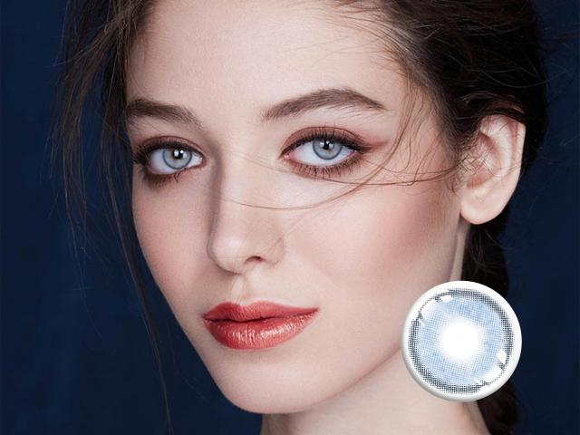 Mountain 3-Shade Blended Cosmetic Lenses | ISO 13485 Certified Myopia Corrective Eye Contacts