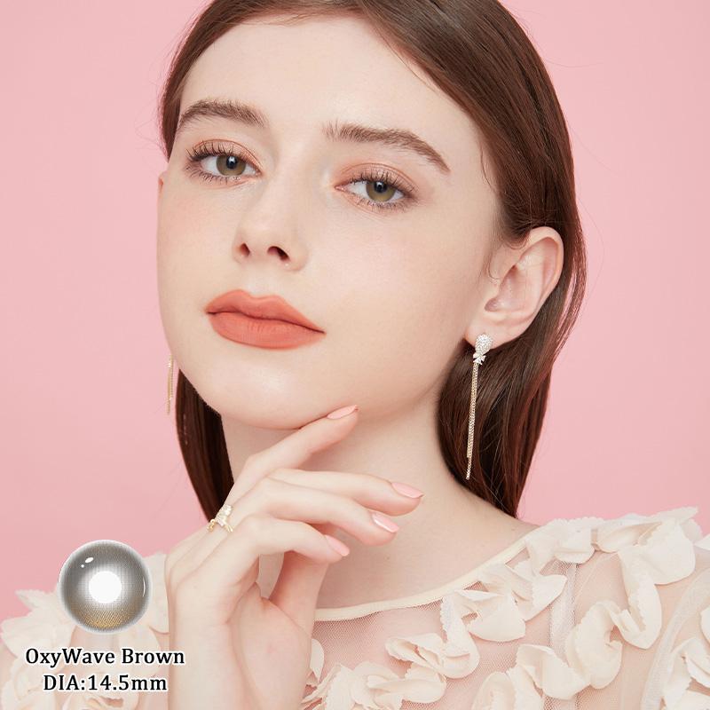 OxyWave Brown清透氧波咖模特图