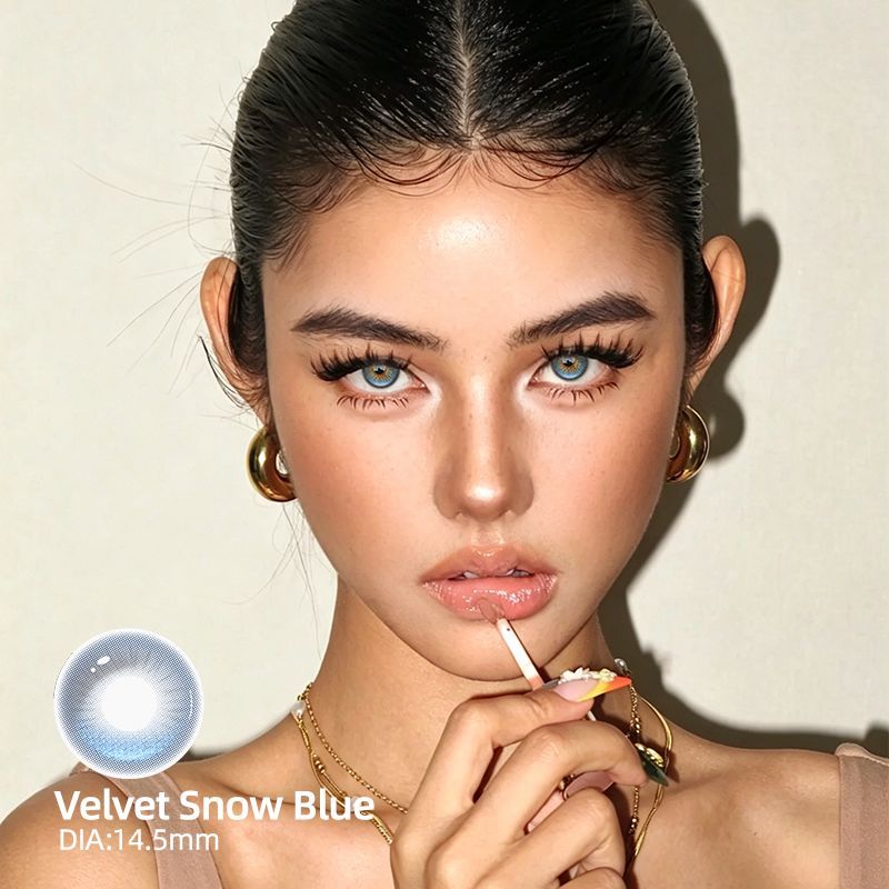 小雪绒蓝模特图2