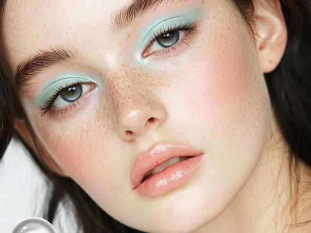 Lavender Dew Grey 3-Tone 14.2mm  Highlight Plano Colored Contact Lenses | ISO 13485 CE Certified Soft Mesh Gradient Cosmetic Contacts