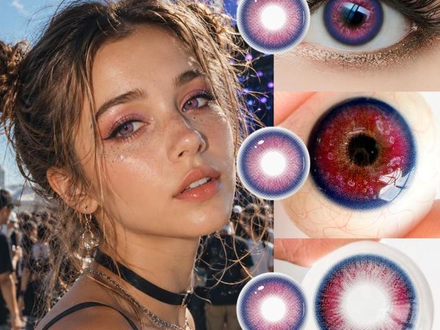 Puffstar Collection 4-Tone 14.2mm Fantasy Colored Contact Lenses | ISO 13485 CE Certified Storybook Cosmetic Lenses