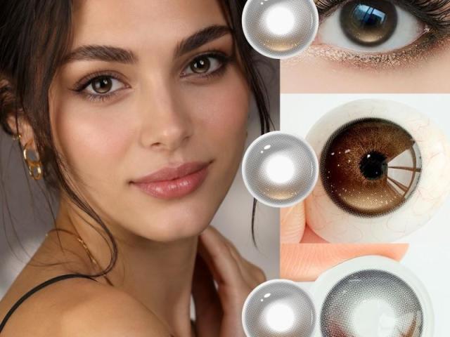Lumi Fluff Collection 5-Tone 14.2mm Highlight Colored Contact Lenses | ISO 13485 CE Certified  Cosmetic Lenses
