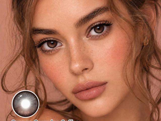 Orange Granules Collection 4-Tone 14.5mm Full-Coverage Daily Colored Contact Lenses | ISO 13485 CE Certified